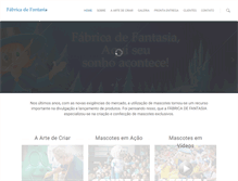 Tablet Screenshot of fabricadefantasia.com